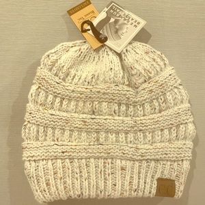 C.C Messy Bun/ Pony Tail Beanie